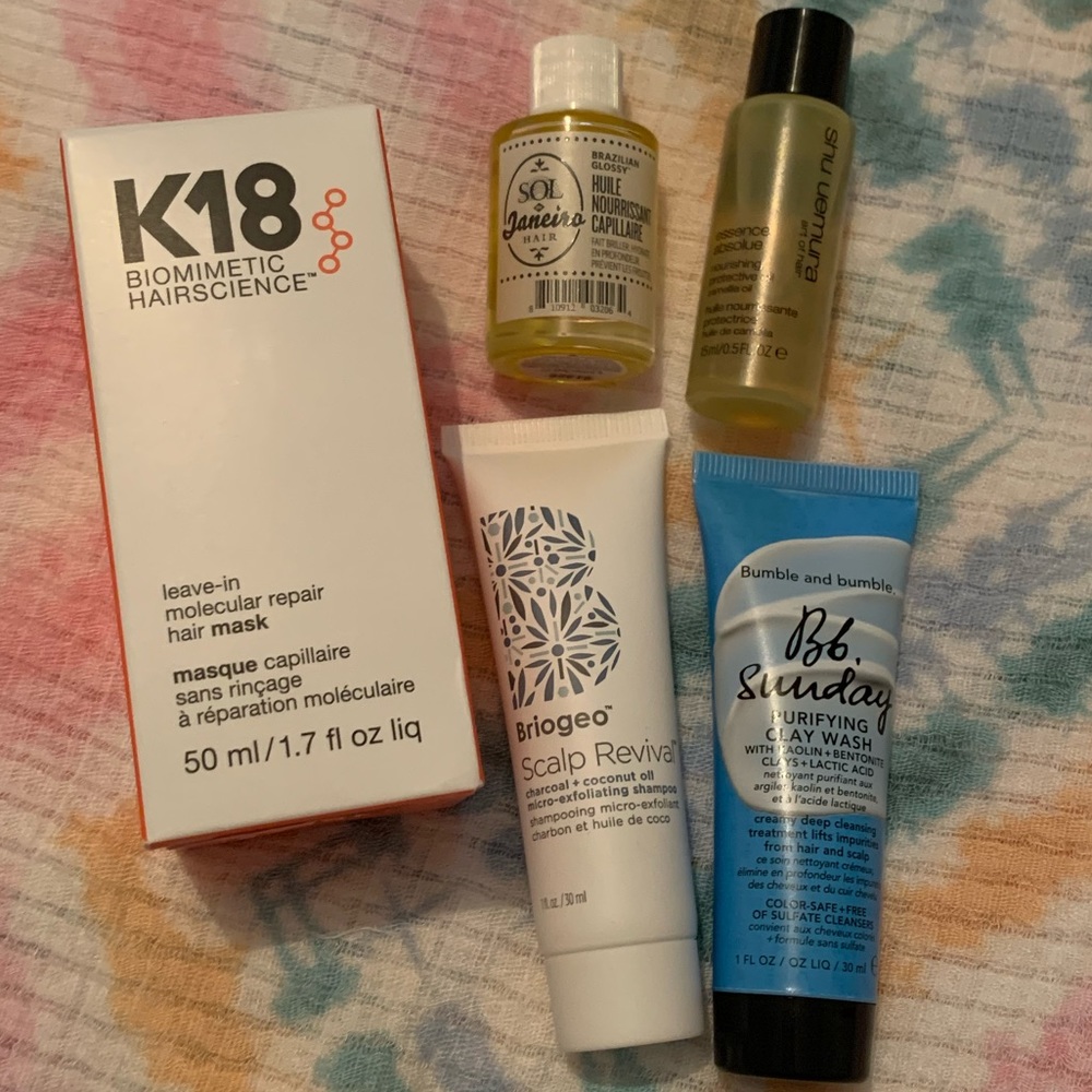Full Size K18 Leave In Hair Mask — Brand New/Unopened + Fun Extras!